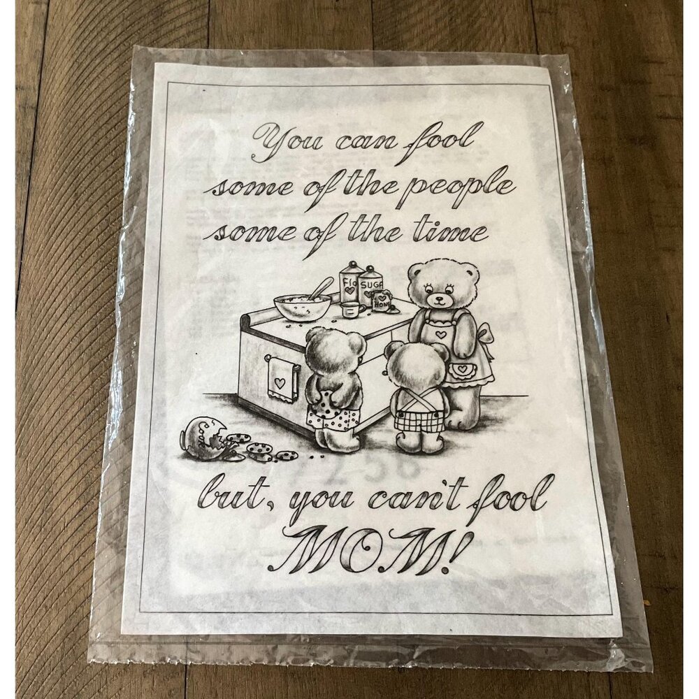 Artex Tri Chem Picture Liquid Embroidery Picture To Paint 7258 Can’t Fool Mom